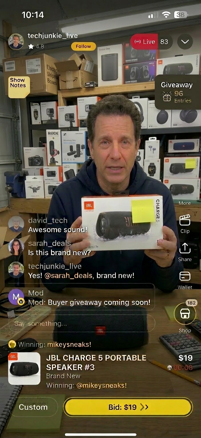 Before AttracTV: seller 2 plain setup